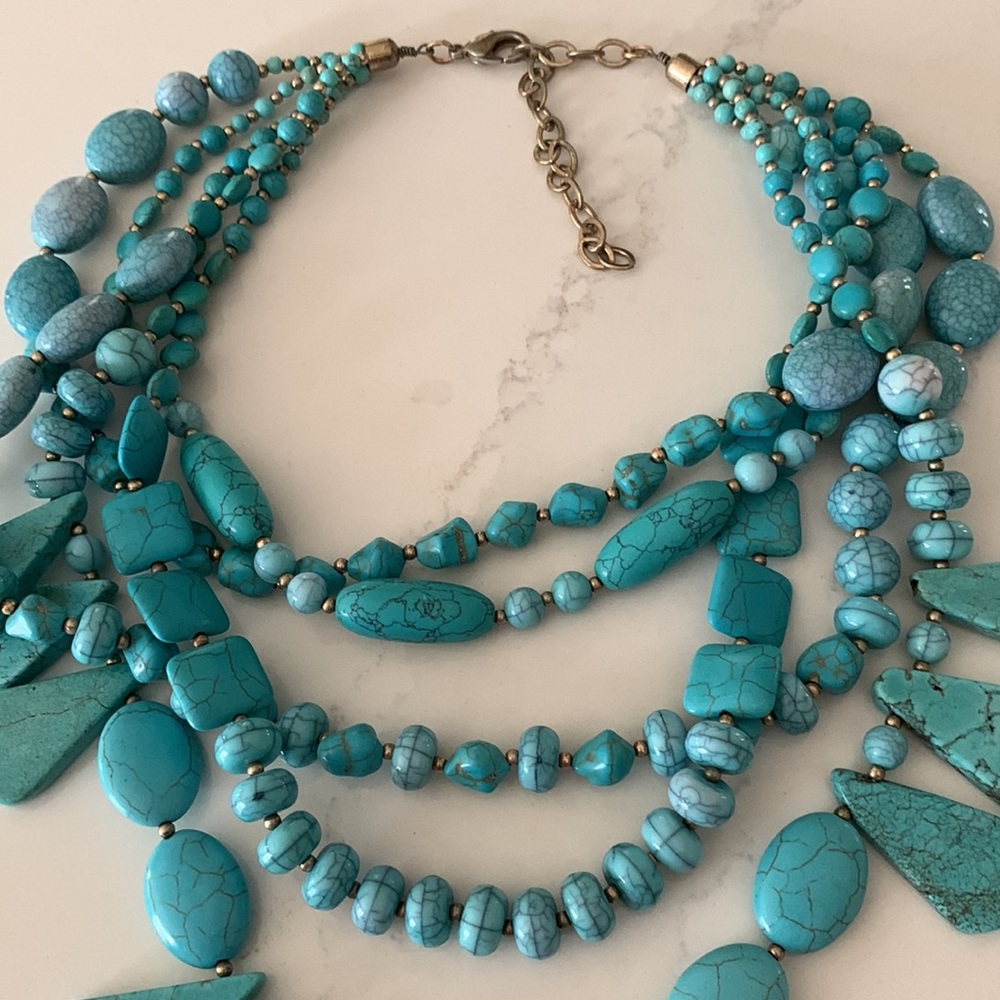 Turquoise Statement Necklaces - image 5